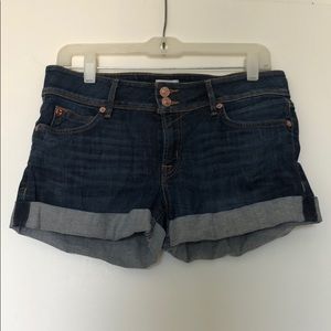 Hudson cuffed denim shorts